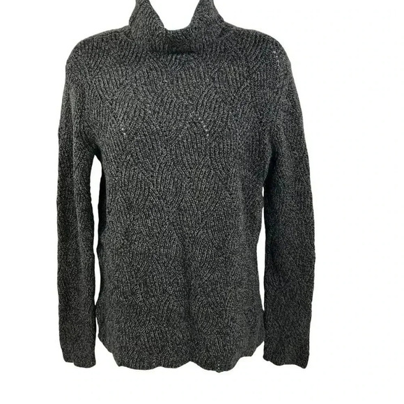 Sundance S Womens Cowl Neck Ribbed Dimensions Sweater Knit Cotton Silk Blend - Picture 1 of 16